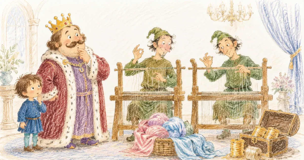 國王的新衣插畫：第 3 段