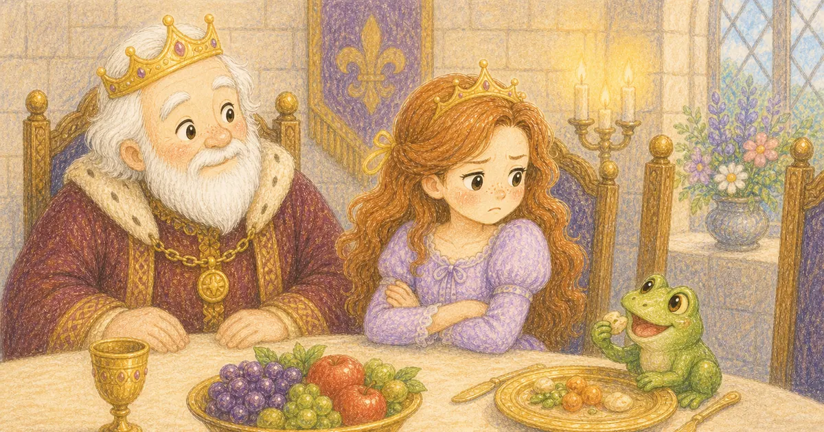 青蛙王子插畫：第 5 段