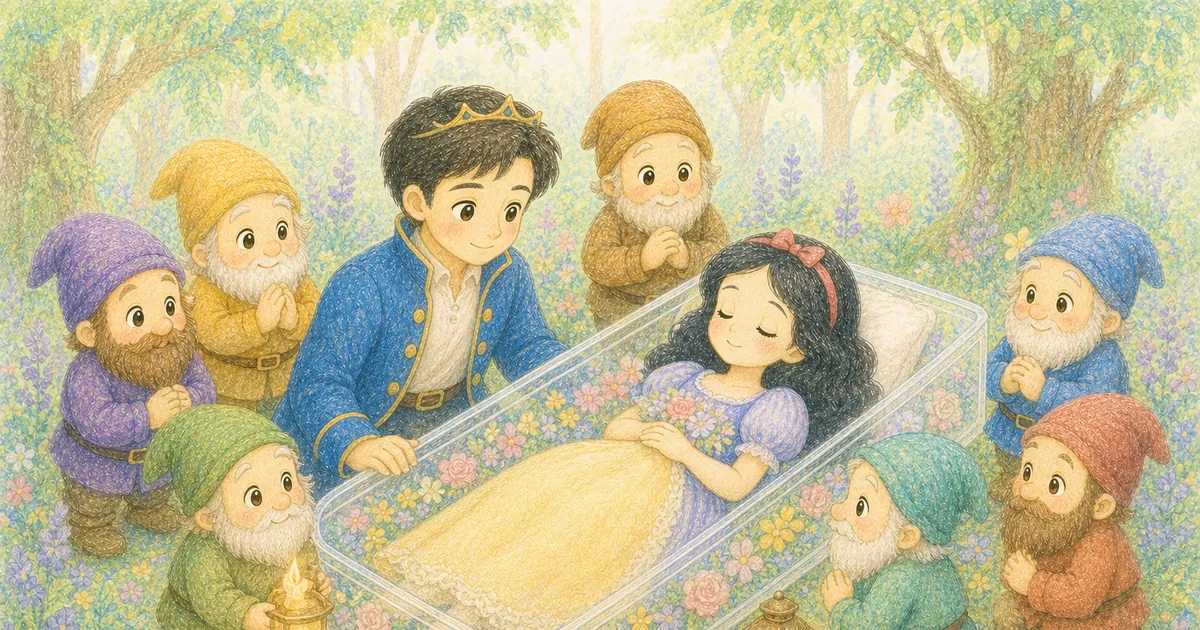 白雪公主插畫:第 7 段