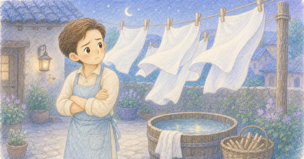 燒炭人與漂布匠插畫：第 4 段