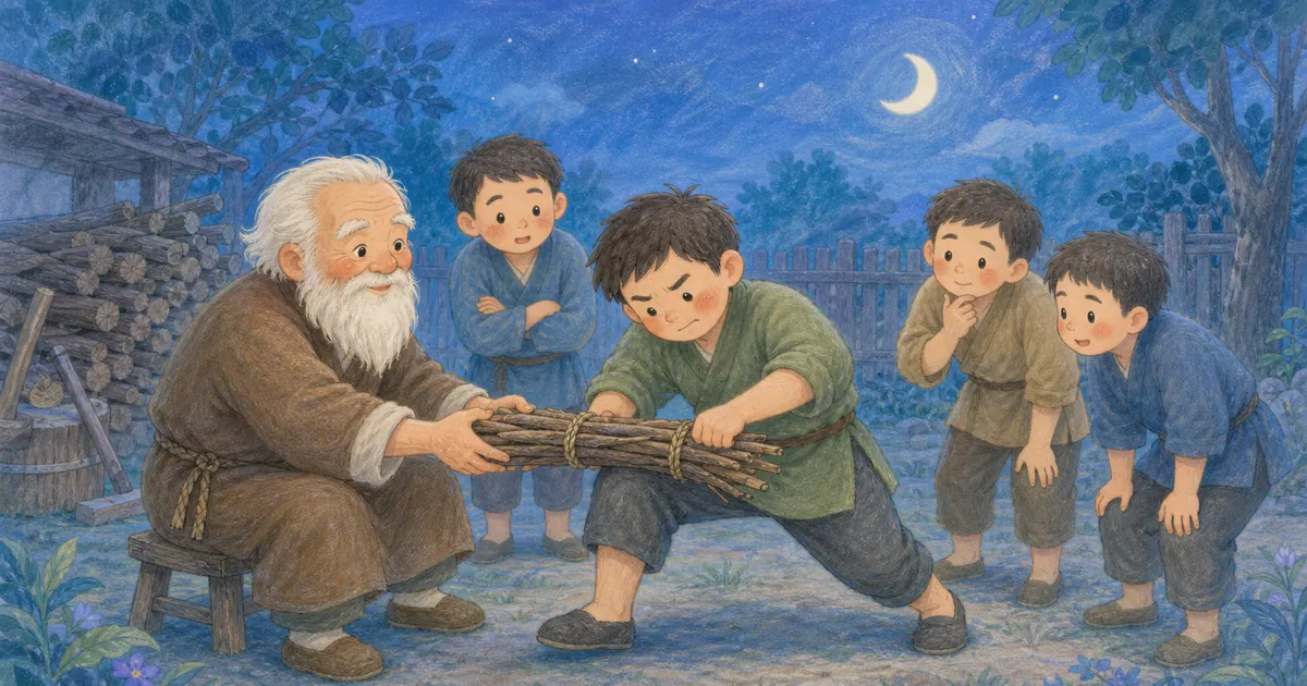 父親與他的兒子們插畫：第 3 段