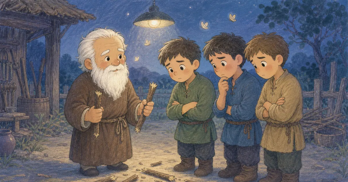 父親與他的兒子們插畫：第 5 段