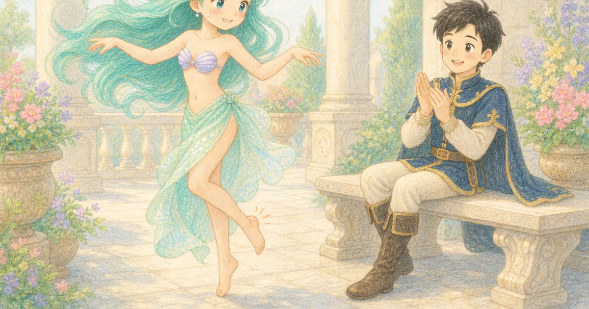 小美人魚插畫:第 6 段
