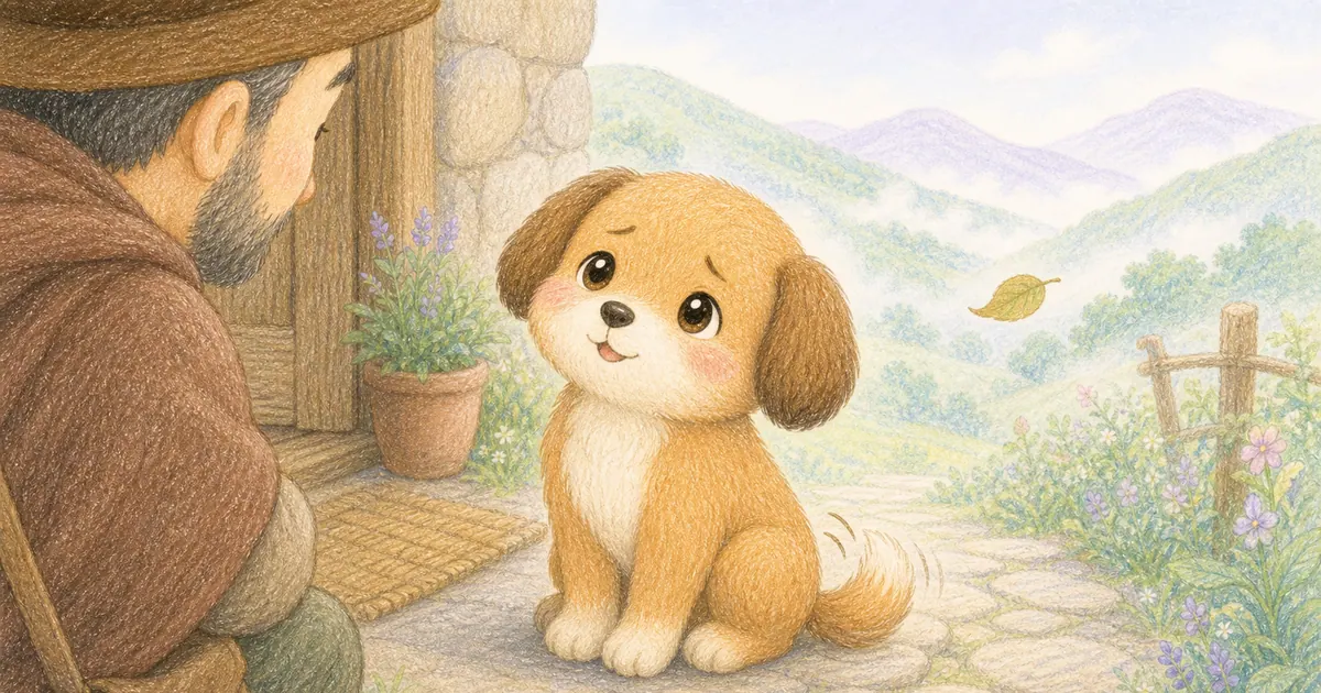 旅人與他的狗插畫:第 4 段