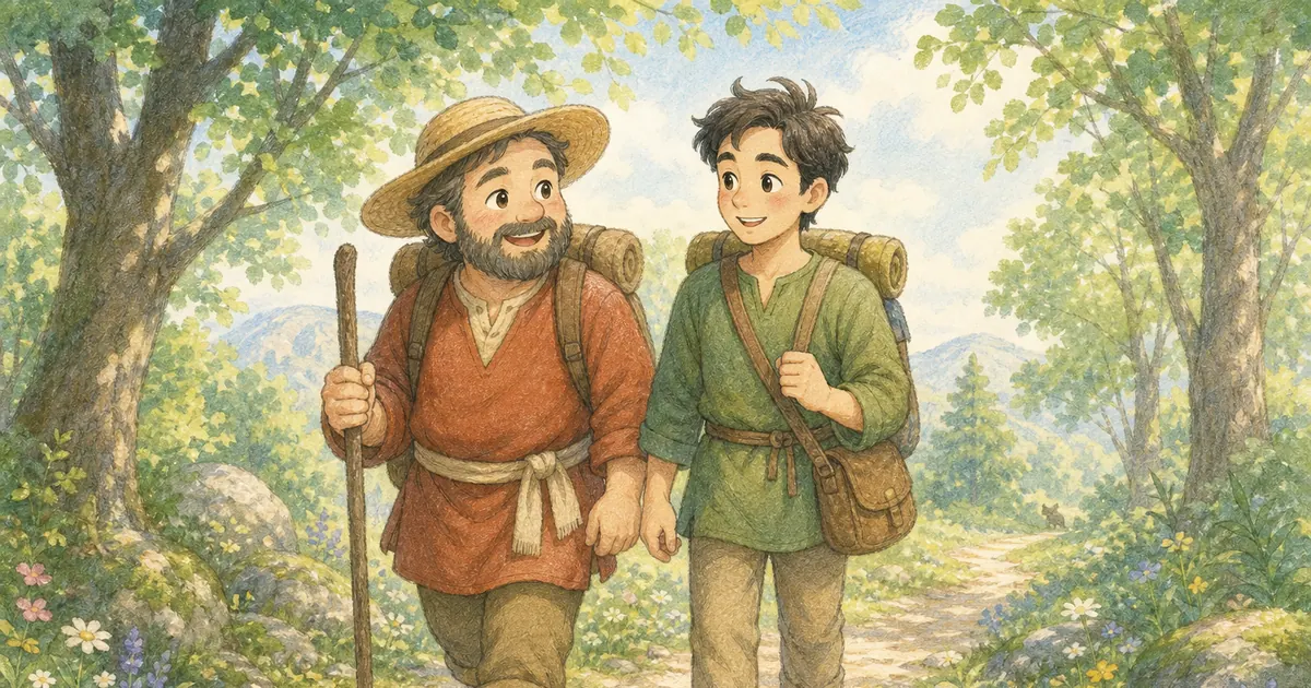 兩個旅人與熊